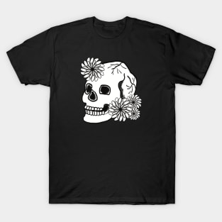 Skull & flowers T-Shirt